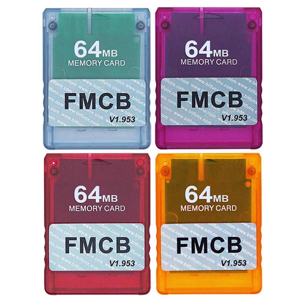 FMCB V1.953  McBoot MC Ʈ ī,  PS2 ÷̼̽ 2  FMCB OPL HD δ α׷ ī, 8MB, 16MB, 32MB, 64MB ޸ ī